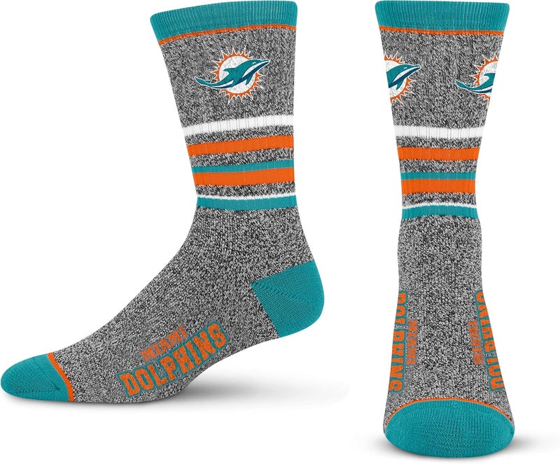 FBF Store For Bare Feet Men's NFL 5 Star Marbled Crew Sock, 1 Pair - Image 1